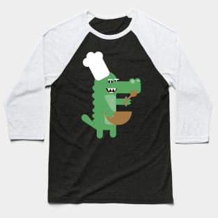 Croc the Baker Baseball T-Shirt